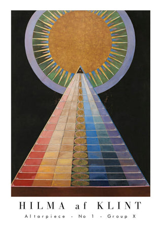 Póster Retábulo de Hilma af Klint n.º 1
