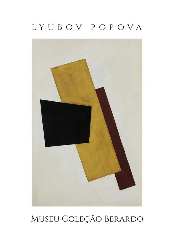 Póster da exposição Lyubov Popova