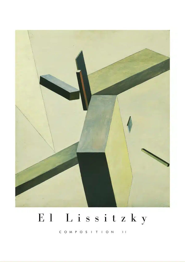 Póster da exposição El Lissitzky