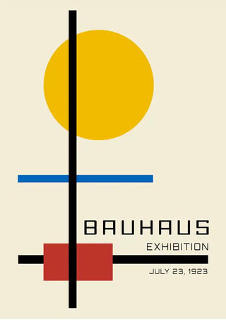 Póster da exposição Bauhaus