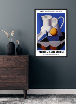 Póster da exposição Wilhelm Lundstrøm