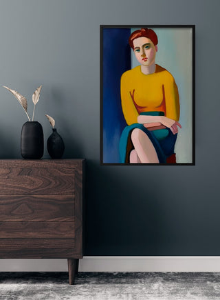 VILHELM LUNDSTRØM - Retrato de Hanne, poster
