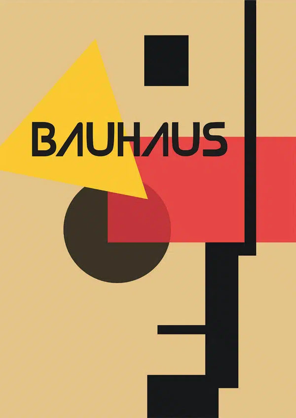 Poster Bauhaus Retro