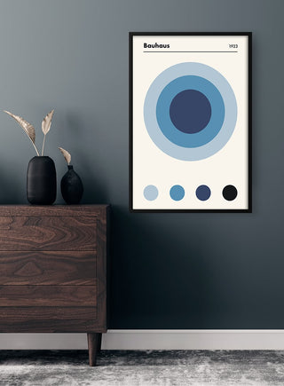 Poster Bauhaus Blue 1923