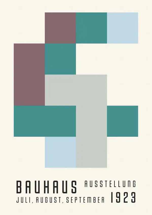 Poster Bauhaus Ausstellung 1923