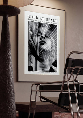 unleafed by hazelart framed in a dim room beside a tubular steel chair