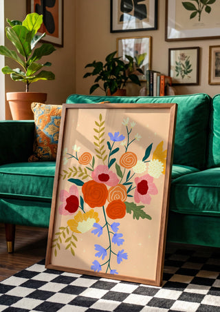 Colorful Floral Bouquet - Bea Müller
