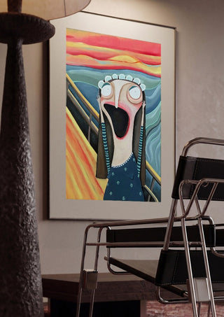Der letzte Schrei by lacaluna framed in a dim room beside a tubular steel chair