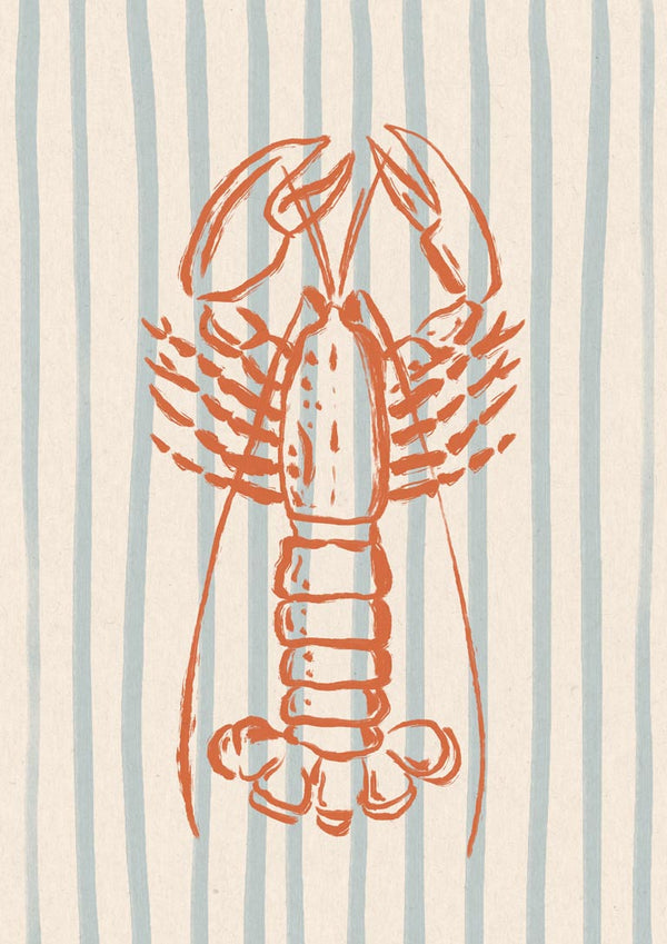 Coastal Striped Lobster - Katarzyna Gąsiorowska