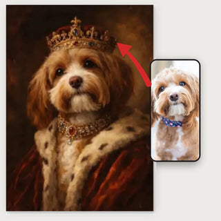 Retrato animal real - Póster personalizado