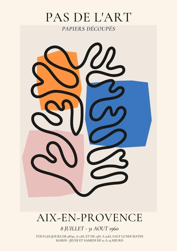 Poster Pas De L'art inspirado em Matisse