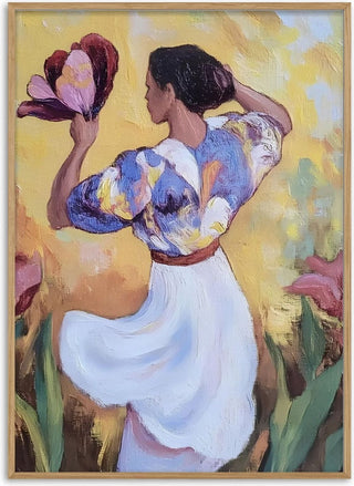 Woman with a Tulip - Elena Avanesova