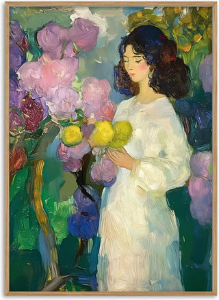 Girl with Yellow Flowers - Elena Avanesova