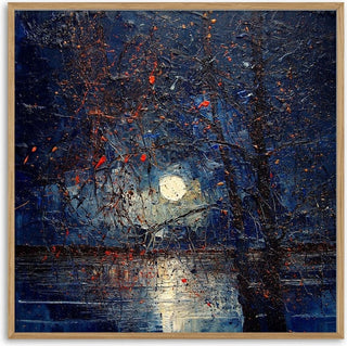 Moon through Bare Trees - Justyna Kopania