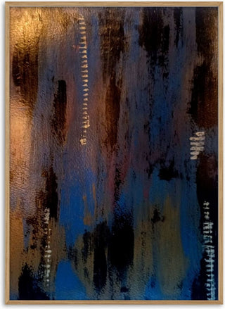 Script in Blue and Copper - Kristof ellertz