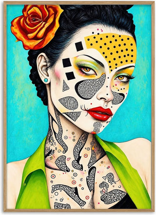Yellow Dot Mask - Tara Green