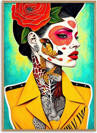 Yellow Coat in Profile - Tara Green