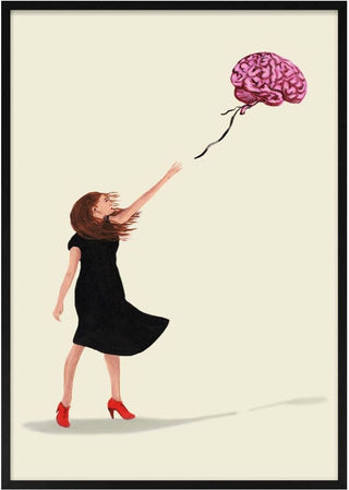 Banksy inspired brain balloon - Coco de Paris