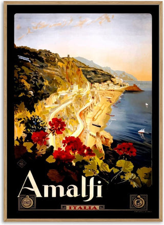 Amalfi Vintage Poster
