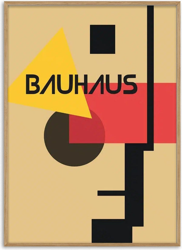 Bauhaus Retro poster