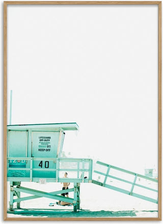 Beach Tower Poster
