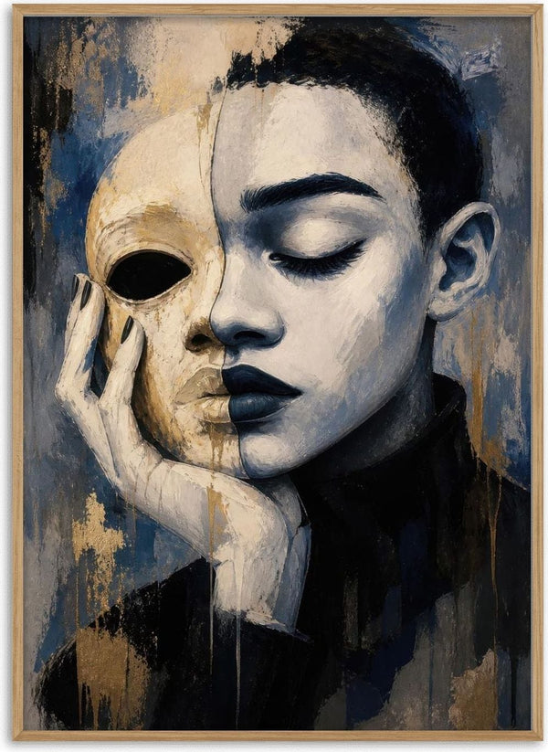 Behind The Mask poster by Martin Zen
