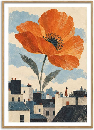 Blooming Above the Roofs - Matthews Gallerie