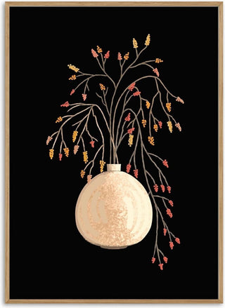 Branches with berries in vase - Creationsbyeditabrus
