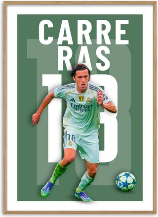 Carreras  - Real Madrid Football Poster