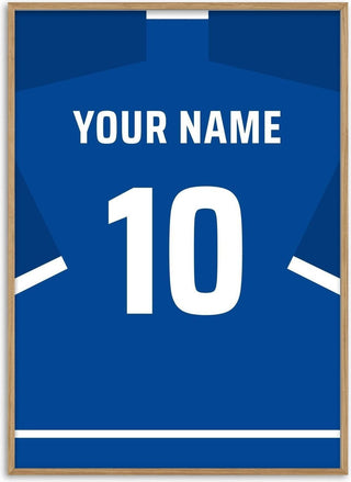 Chelsea – Personalised Football Shirt Poster