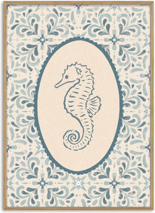Coastal Seahorse Medallion - Katarzyna Gąsiorowska
