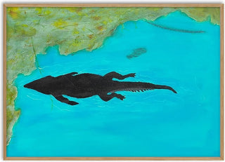 Crocodile swimming past - Sulaika Martis