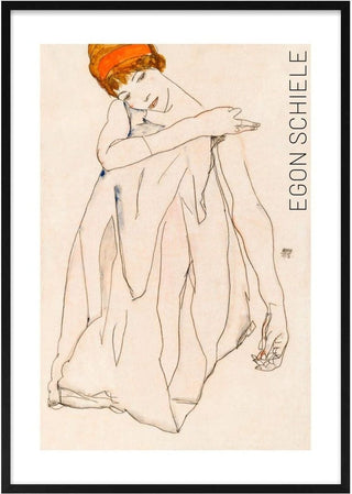 Dancer (1913) by Egon Schiele poster
