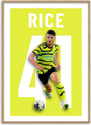 Declan Rice - Arsenal Football Poster