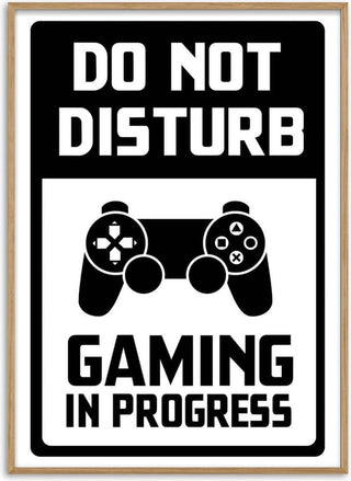 Do Not Disturb Gamer Poster