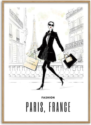 Fashion in Paris Poster