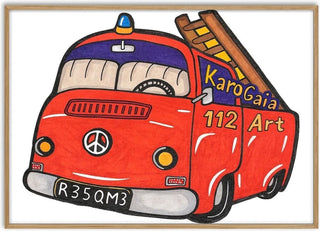 Firetruck - KaroGaiaArt
