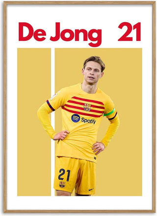 Frenkie de Jong Football Poster