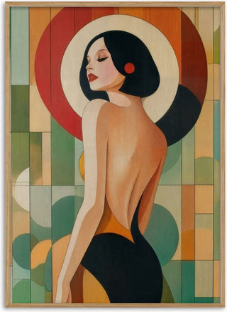 Golden Silence II – Art Deco Muse - ArtySjak
