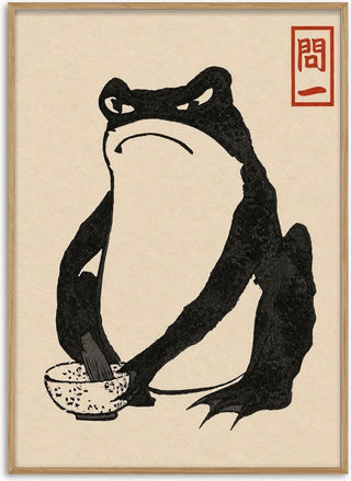 Grumpy Toad I Black - Matsumoto Hoji