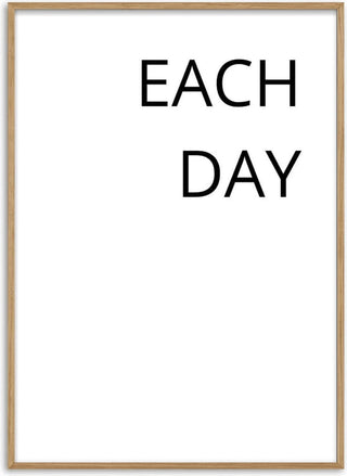 I love you each day poster
