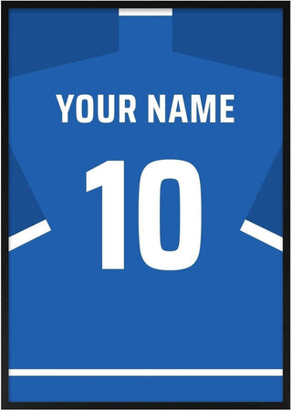 Italy – Personalised Football Shirt Poster