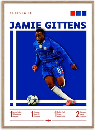 Jamie Gittens - Chelsea Football Poster