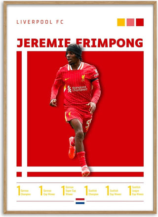 Jeremie Frimpong - Liverpool Football Poster