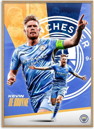 Kevin De Bruyne Football Poster