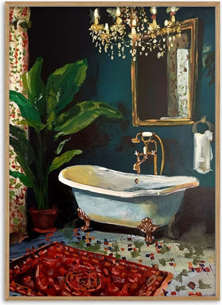 Le bain en vert - Mariam De Giorgio