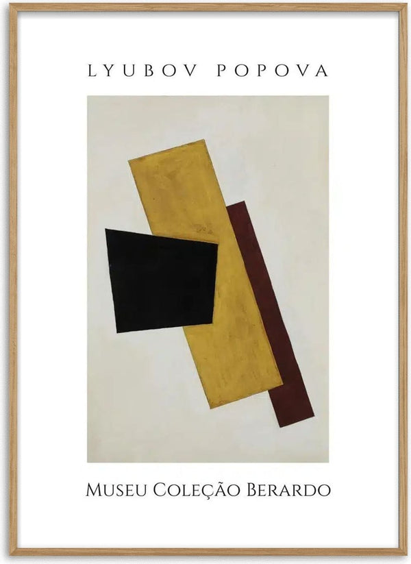 Póster da exposição Lyubov Popova