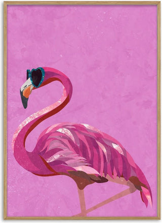 Magenta Metallic Flamingo - Sarah Manovski