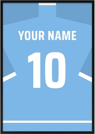 Malmö FF – Personalised Football Shirt Poster
