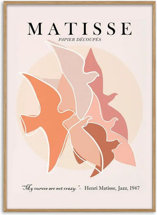 Matisse Inspired Birds II Poster